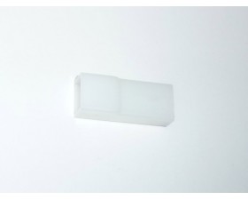 ELEKTRO - KRYTKA - TĚLESO KONEKTORU FASTON 1F, PRO KONTAKT 6,3MM.